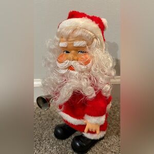 Vintage walking Santa